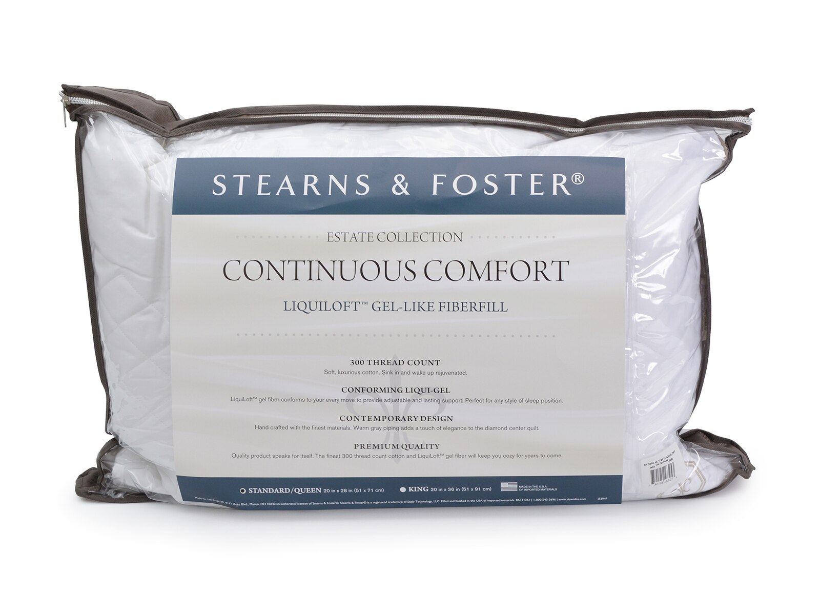 Continuous Comfort Quilted Pillow